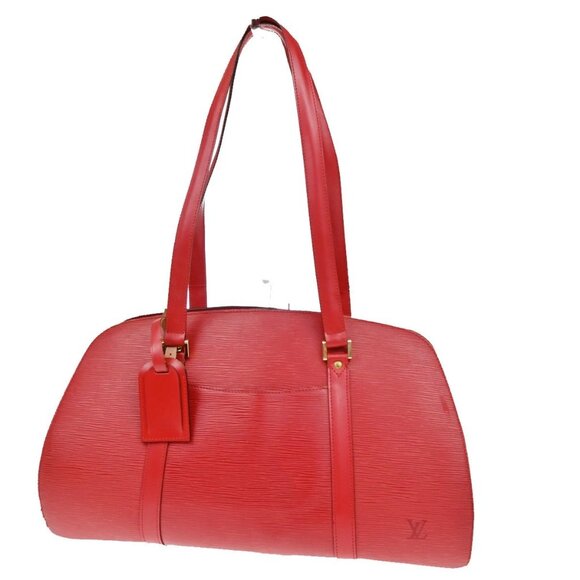 LOUIS VUITTON LV Logo Solferino 45 Shoulder Bag Epi Leather Red M42867 35KA806 - Picture 1 of 16